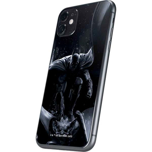 DC Comics Arkham Origins Batman In action pose iPhone 11 Skin