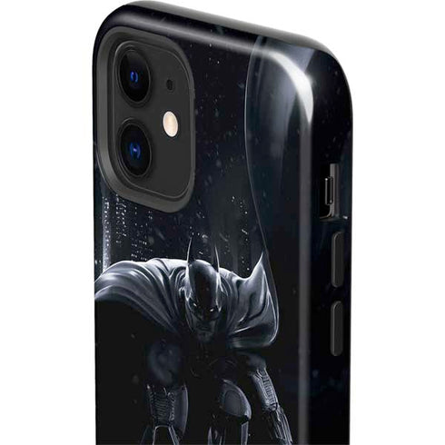 DC Comics Arkham Origins Batman In action pose iPhone 12 Impact Case