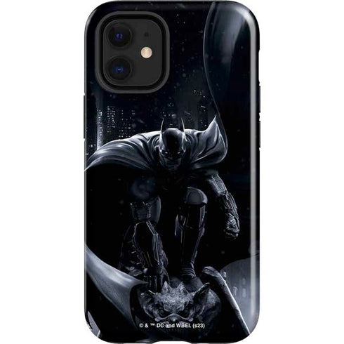 DC Comics Arkham Origins Batman In action pose iPhone 12 Mini Impact Case