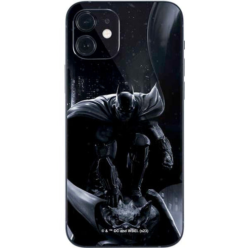 DC Comics Arkham Origins Batman In action pose iPhone 12 Mini Skin