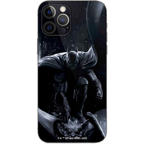 DC Comics Arkham Origins Batman In action pose iPhone 12 Pro Skin