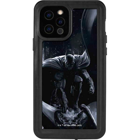 DC Comics Arkham Origins Batman In action pose iPhone 12 Pro Waterproof Case
