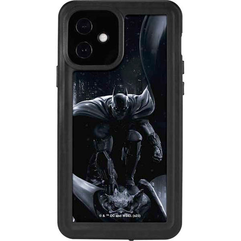 DC Comics Arkham Origins Batman In action pose iPhone 12 Waterproof Case
