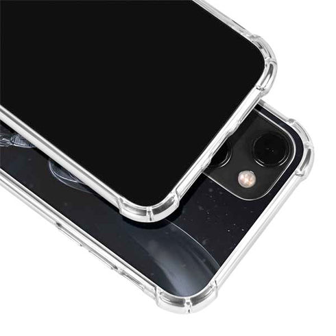 DC Comics Arkham Origins Batman In action pose iPhone 14 Plus Clear Case