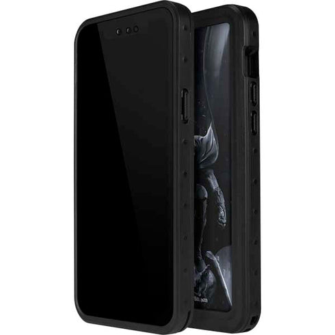 DC Comics Arkham Origins Batman In action pose iPhone 14 Pro Max Waterproof Case