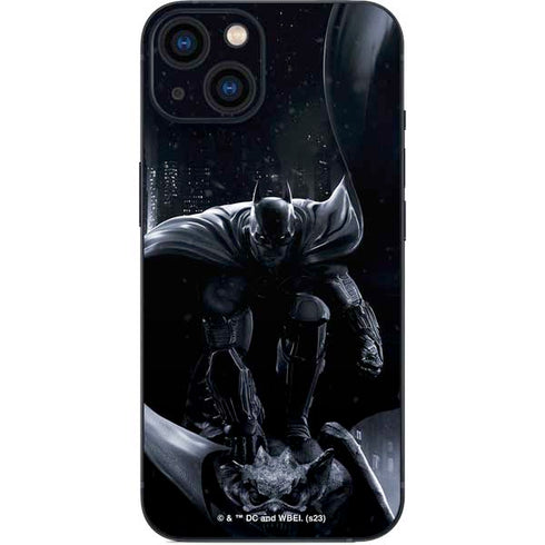 DC Comics Arkham Origins Batman In action pose iPhone 14 Skin