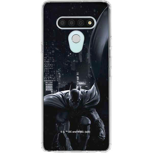 DC Comics Arkham Origins Batman In action pose LG Stylo 6 Clear Case