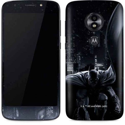 DC Comics Arkham Origins Batman In action pose Moto E5 Play Skin
