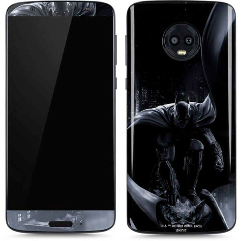 DC Comics Arkham Origins Batman In action pose Moto G6 Skin