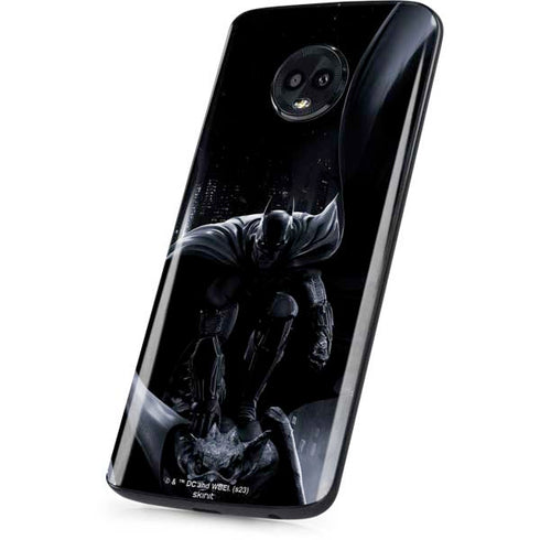DC Comics Arkham Origins Batman In action pose Moto G6 Skin