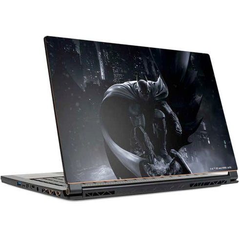 DC Comics Arkham Origins Batman In action pose MSI GS65 Stealth Laptop Skin
