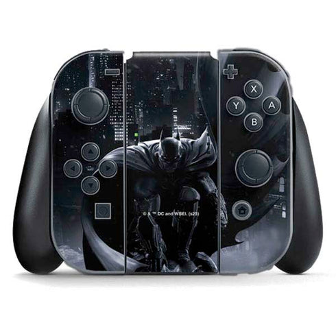 DC Comics Arkham Origins Batman In action pose Nintendo Switch (2017-2021) Joy-Con Controller Skin