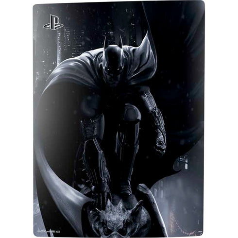 DC Comics Arkham Origins Batman In action pose PS5 Console Skin