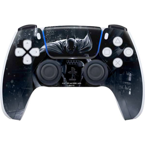 DC Comics Arkham Origins Batman In action pose PS5 Controller Skin