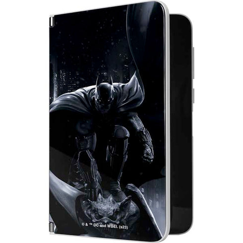DC Comics Arkham Origins Batman In action pose Surface Duo Skin