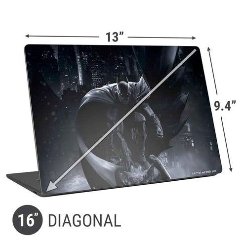 DC Comics Arkham Origins Batman In action pose Universal Laptop 16in (13 x 9.4in) Skin