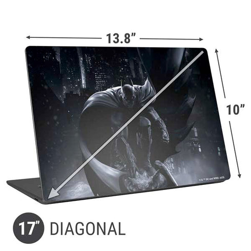 DC Comics Arkham Origins Batman In action pose Universal Laptop 17in (13.8 x 10in) Skin