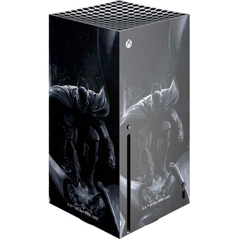 DC Comics Arkham Origins Batman In action pose Xbox Series X Console Skin