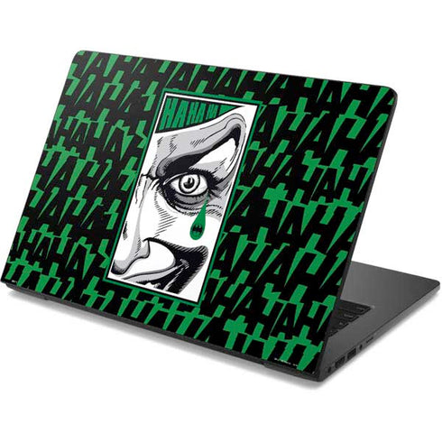 DC Comics The Joker Teardrop Card Dell Chromebook Skin