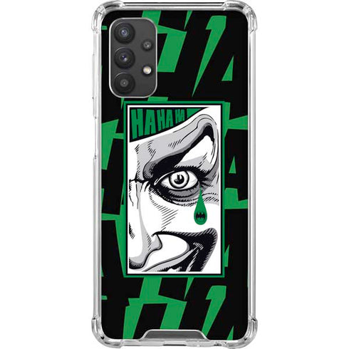 DC Comics The Joker Teardrop Card Galaxy A32 5G Clear Case