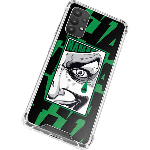 DC Comics The Joker Teardrop Card Galaxy A32 5G Clear Case