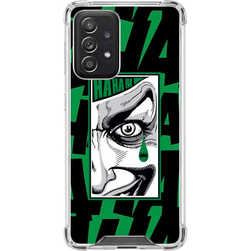 DC Comics The Joker Teardrop Card Galaxy A52 5G Clear Case
