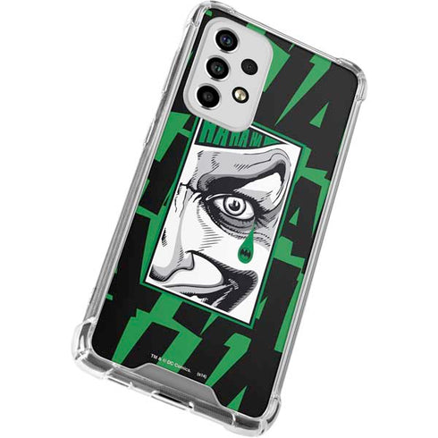 DC Comics The Joker Teardrop Card Galaxy A53 5G Clear Case