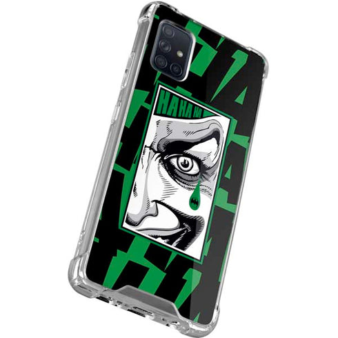 DC Comics The Joker Teardrop Card Galaxy A71 5G Clear Case