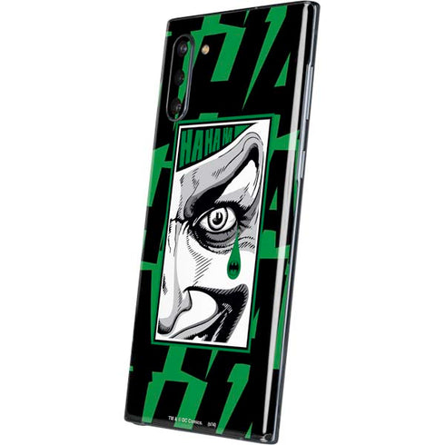 DC Comics The Joker Teardrop Card Galaxy Note 10 Skin