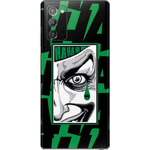 DC Comics The Joker Teardrop Card Galaxy Note20 5G Skin