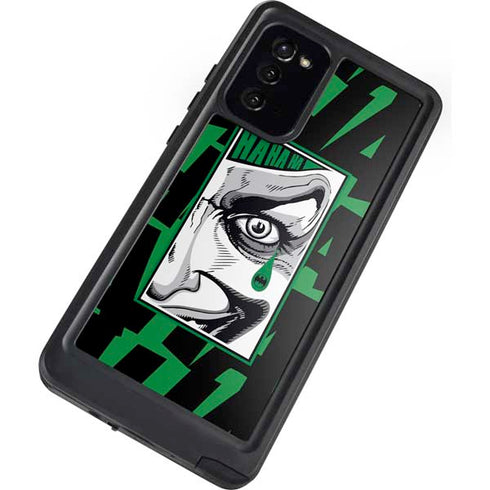 DC Comics The Joker Teardrop Card Galaxy Note20 5G Waterproof Case