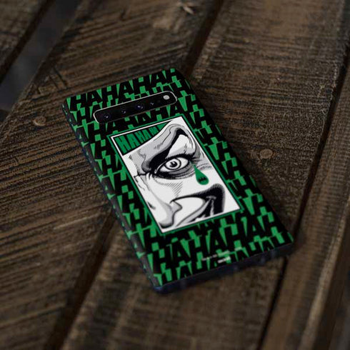 DC Comics The Joker Teardrop Card Galaxy S10 Plus Skin