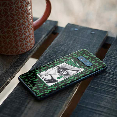 DC Comics The Joker Teardrop Card Galaxy S10e Skin