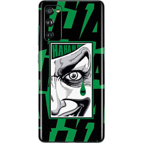 DC Comics The Joker Teardrop Card Galaxy S20 Fan Edition Skin