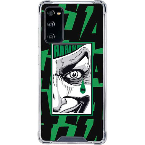 DC Comics The Joker Teardrop Card Galaxy S20 FE Clear Case