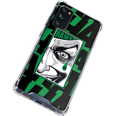 DC Comics The Joker Teardrop Card Galaxy S20 FE Clear Case