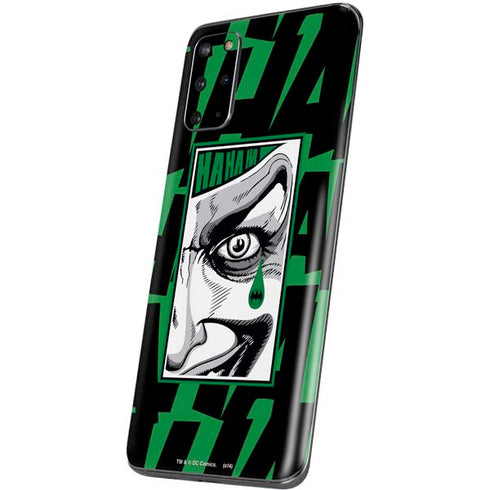 DC Comics The Joker Teardrop Card Galaxy S20 Plus Skin