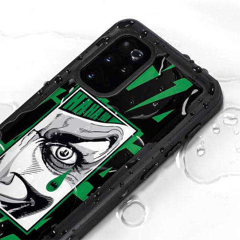 DC Comics The Joker Teardrop Card Galaxy S20 Plus Waterproof Case