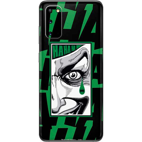 DC Comics The Joker Teardrop Card Galaxy S20 Skin