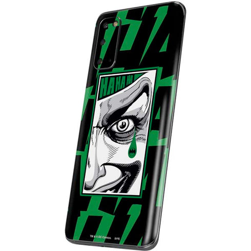 DC Comics The Joker Teardrop Card Galaxy S20 Skin