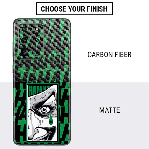 DC Comics The Joker Teardrop Card Galaxy S20 Ultra 5G Skin