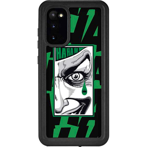 DC Comics The Joker Teardrop Card Galaxy S20 Waterproof Case