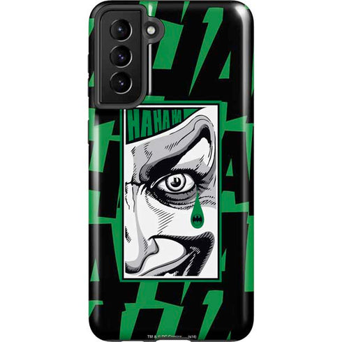 DC Comics The Joker Teardrop Card Galaxy S21 Plus 5G Pro Case