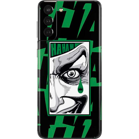 DC Comics The Joker Teardrop Card Galaxy S21 Plus 5G Skin