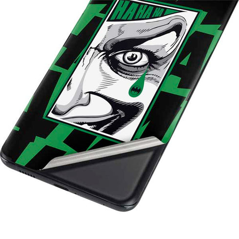 DC Comics The Joker Teardrop Card Galaxy S21 Plus 5G Skin