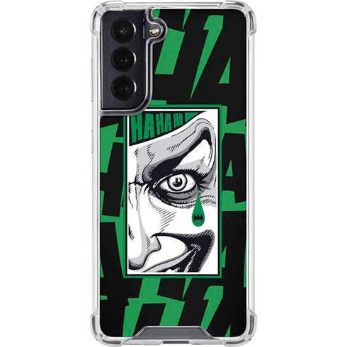 DC Comics The Joker Teardrop Card Galaxy S22 Clear Case