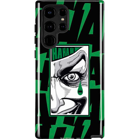 DC Comics The Joker Teardrop Card Galaxy S22 Ultra Pro Case
