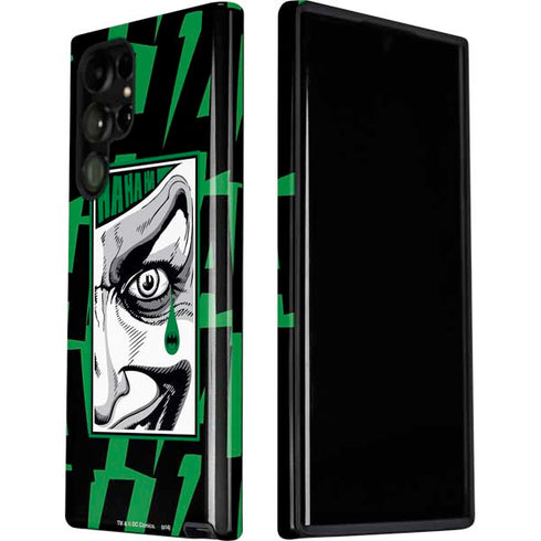 DC Comics The Joker Teardrop Card Galaxy S22 Ultra Pro Case