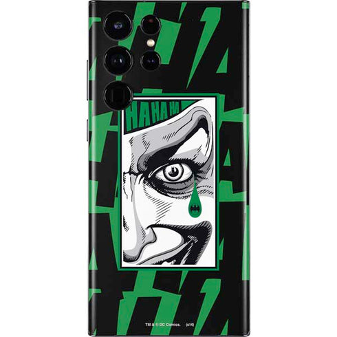 DC Comics The Joker Teardrop Card Galaxy S22 Ultra Skin