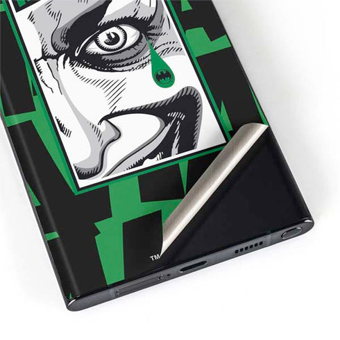 DC Comics The Joker Teardrop Card Galaxy S22 Ultra Skin